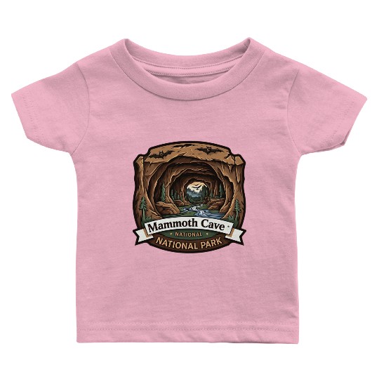 Mammoth Cave National Park Kentucky USA Logo Baby T Shirts