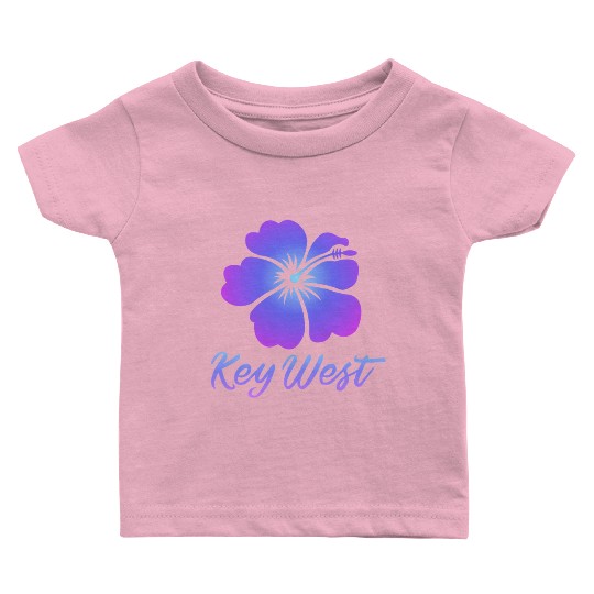 Key West Tropical Flower Baby T Shirts