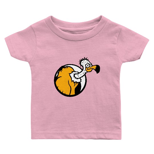 Vulture scavenger bird funny vultures fun cartoon Baby T Shirts