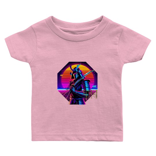 Samurai Neon Baby T Shirts