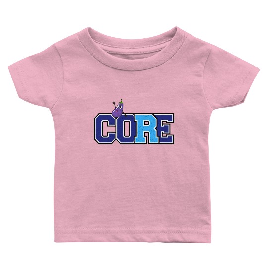 Core and eggplant Baby T Shirts