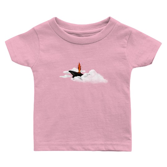 Lava Whale Baby T Shirts