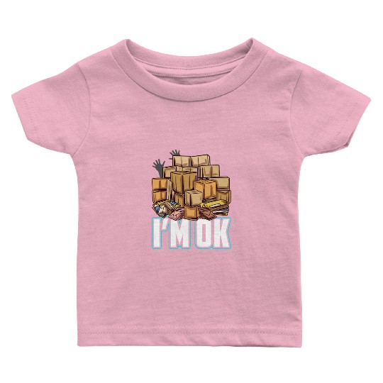I'm Ok Postal Worker Design Baby T Shirts