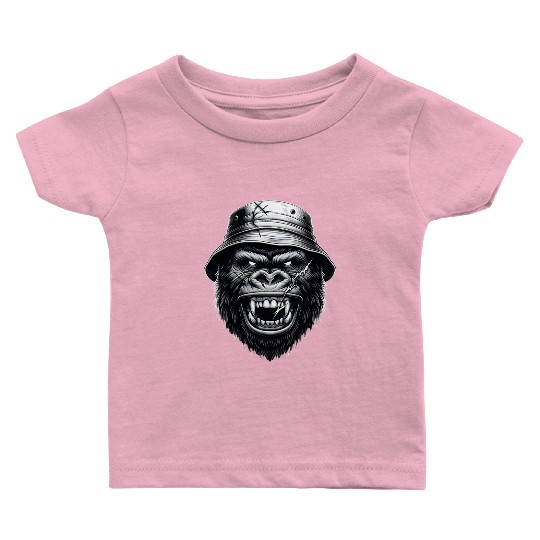 Savage Gorilla – Streetwear Beast Art Baby T Shirts