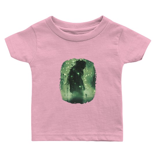 Swamp Demon with Glowing Aura and Haunt Magic Baby T Shirts