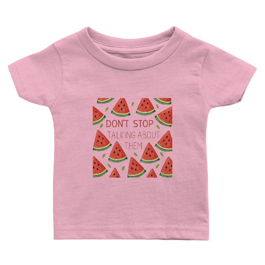 watermelon triangles Baby T Shirts