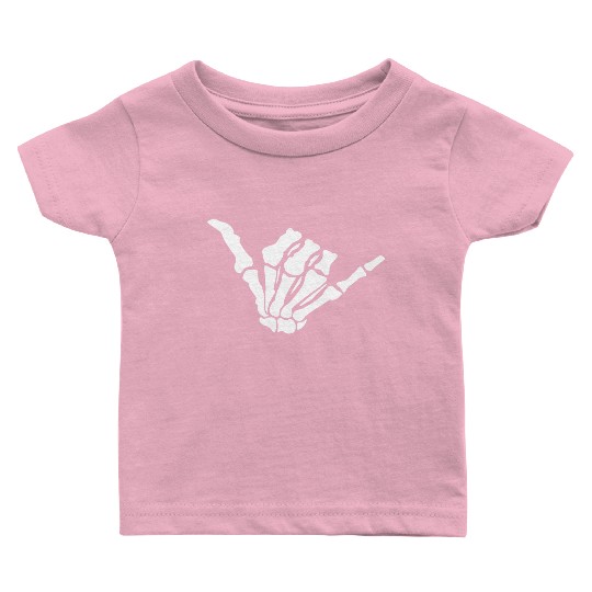 Skeleton Shaka Hand – Bone Hang Loose Baby T Shirts