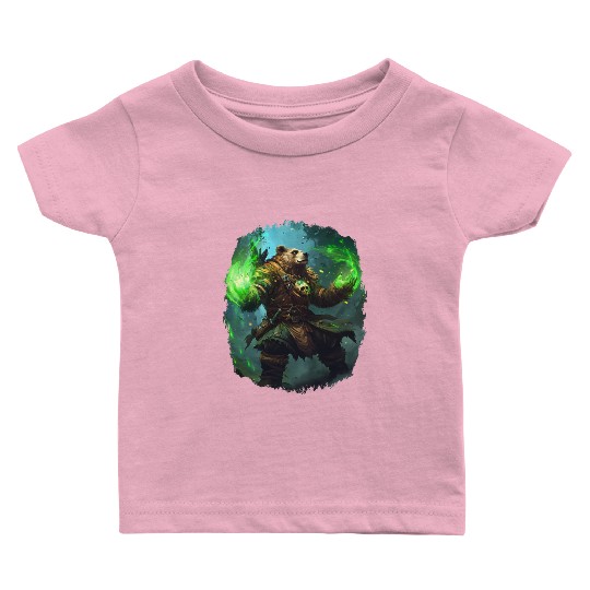 Forest Guardian Channeling Mystic Nature Magic Baby T Shirts