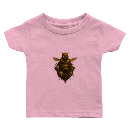 Queen Bee - Gothic Insect Ruler Baby T Shirts