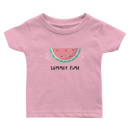 watermelon Summer Vibes Kids Baby T Shirts Design