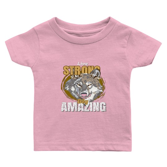 wolf design Baby T Shirts