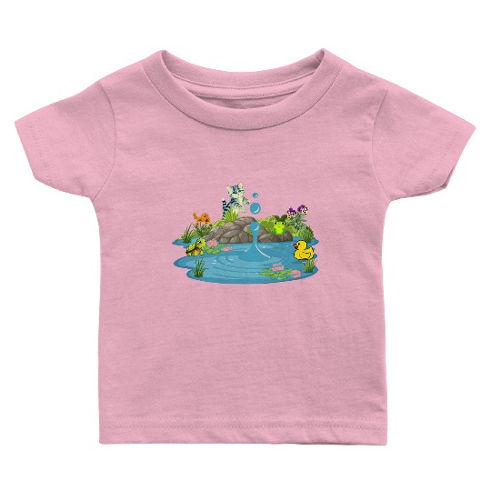 Life & Nature (At the pond) Baby T Shirts