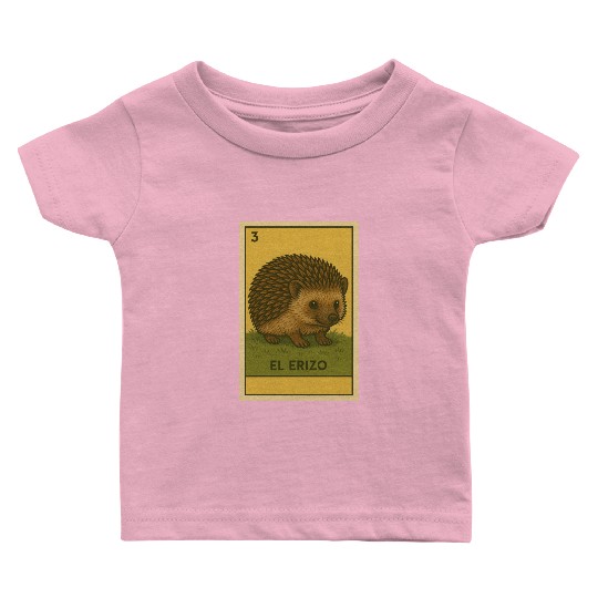 EL ERIZO - THE HEDGEHOG - LA LOTERÍA Baby T Shirts