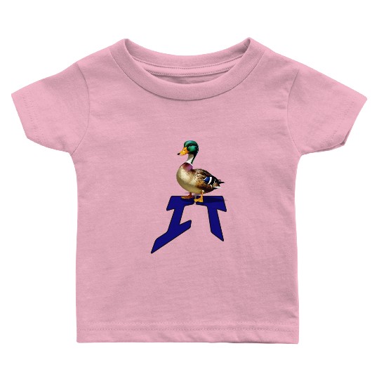 Mallard Duck on the word IT Baby T Shirts