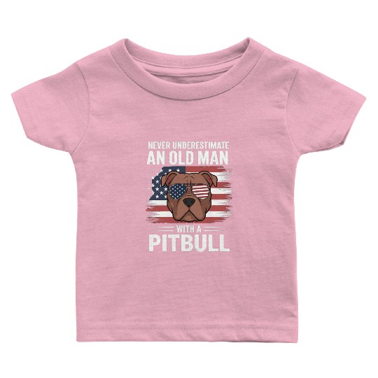 Pitbull & Veteran Pride Baby T Shirts