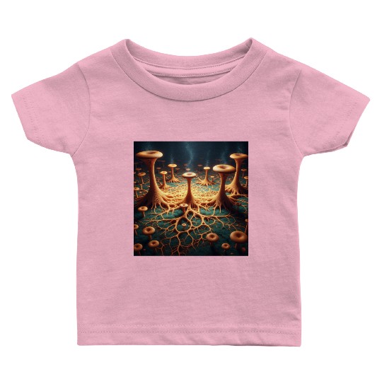 Fungi Forest Dream Baby T Shirts
