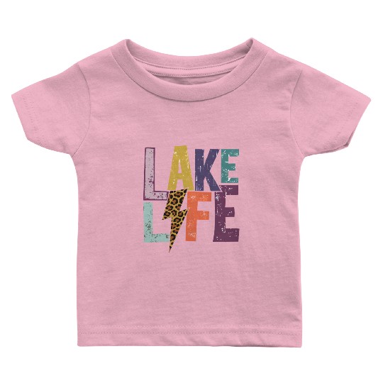 Lake Life bolt Baby T Shirts