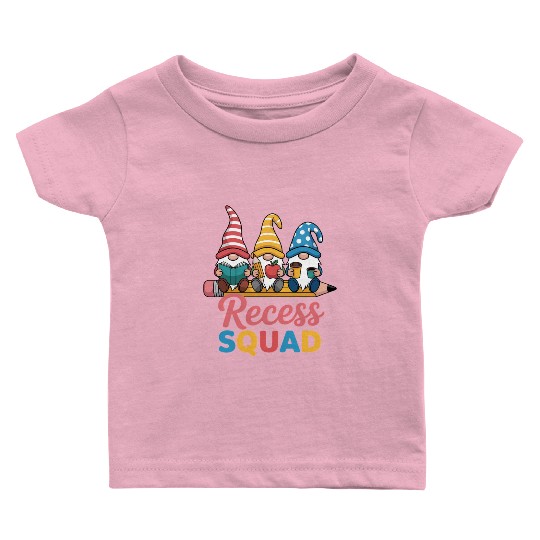 Recess Squad Teacher Para Playground Student Baby T Shirts