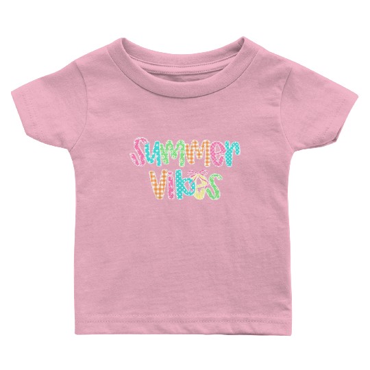 Preppy Summer Vibes Baby T Shirts