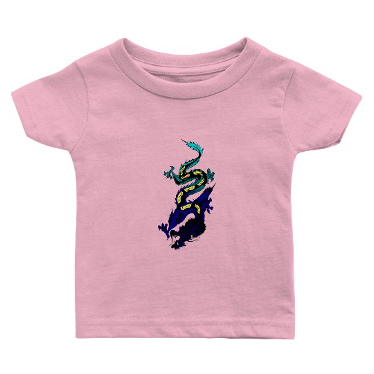 Japanese Dragon Baby T Shirts