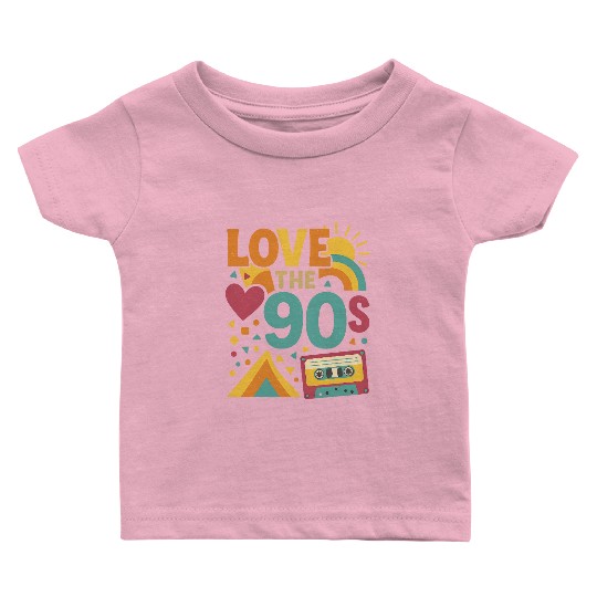 Retro 90s Love – V Baby T Shirts