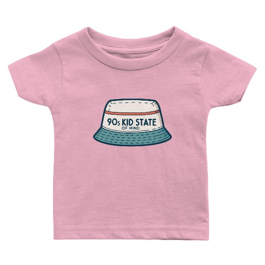 90s Kid State Of Mind Bucket Hat Retro 90s Baby T Shirts