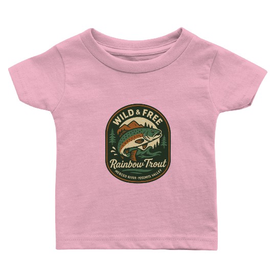 Rainbow Trout Baby T Shirts