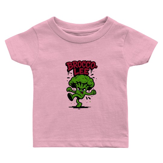 Brocco Lee – Funny Broccoli Karate Baby T Shirts