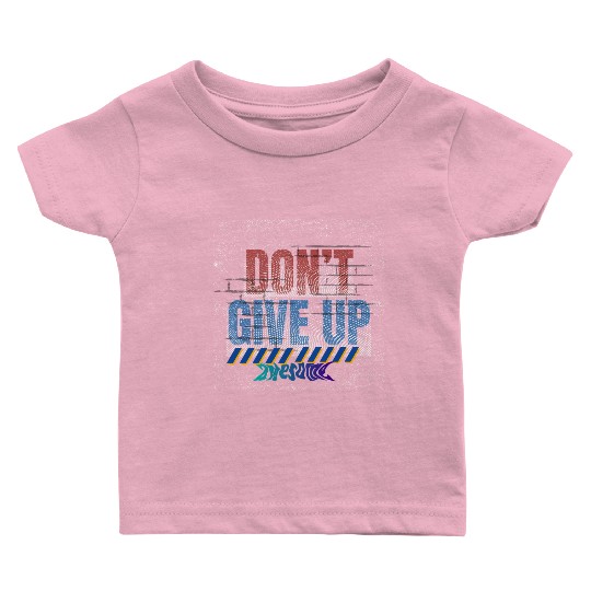 Red and Blue Urban Typography Baby T Shirts Design