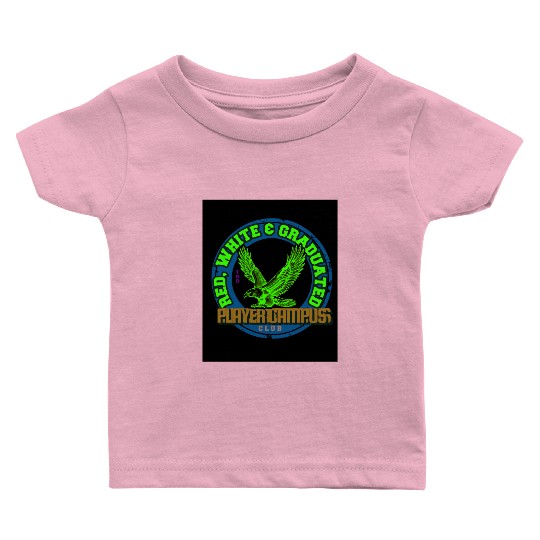 flying hawk emblem Baby T Shirts