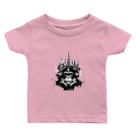 Grunge Bored Ape Baby T Shirts