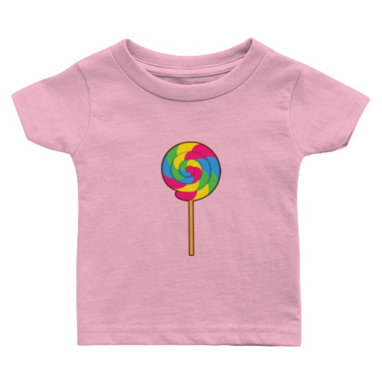 Lollipop Rainbow Sucker Candy Halloween Costume Baby T Shirts