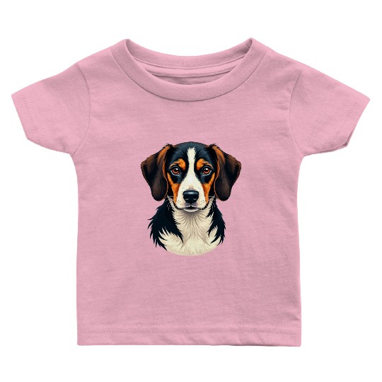 “Beagle Gaze” – Bold & Beautiful Dogs Baby T Shirts
