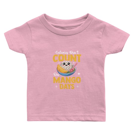 Mango Sticky Rice Thai Street Food Baby T Shirts