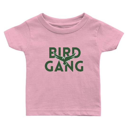 Bird Gang Bold Logo Design Baby T Shirts