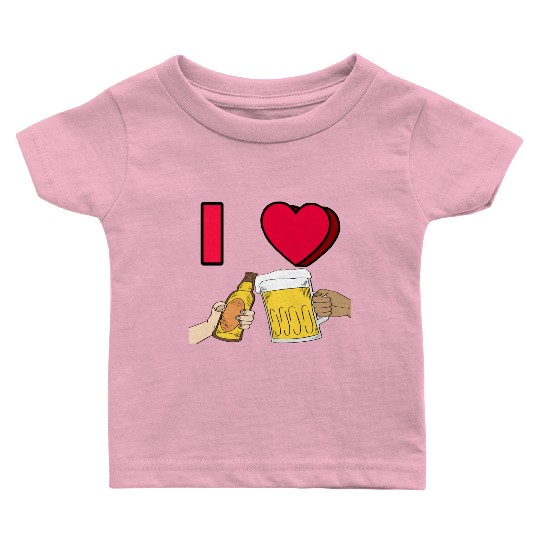 I LOVE BEER #1 Baby T Shirts