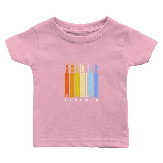Back To School Reading Teacher Baby T Shirts