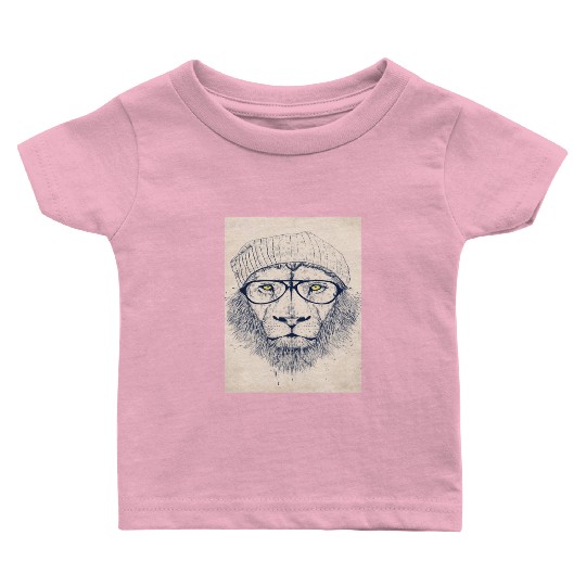 Hipster Lion Best Selling Top Store Popular Baby T Shirts