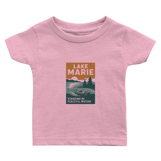 Lake Marie: Standing By Peaceful Waters Baby T Shirts