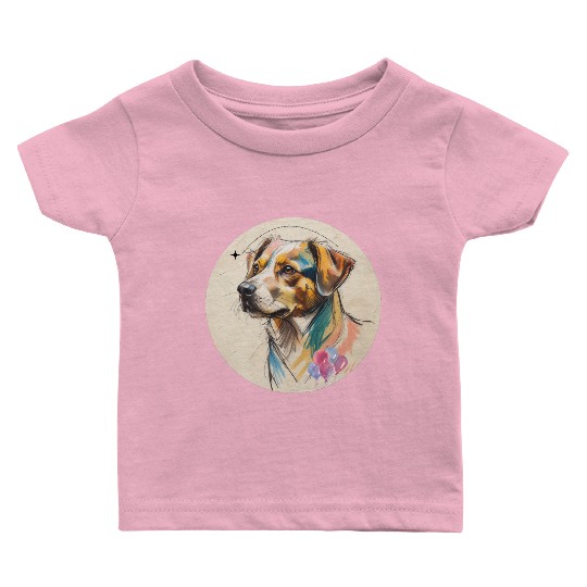Dog Balloon Baby T Shirts