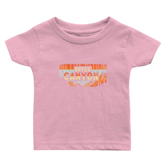 Bryce Canyon US National Park Vintage Baby T Shirts