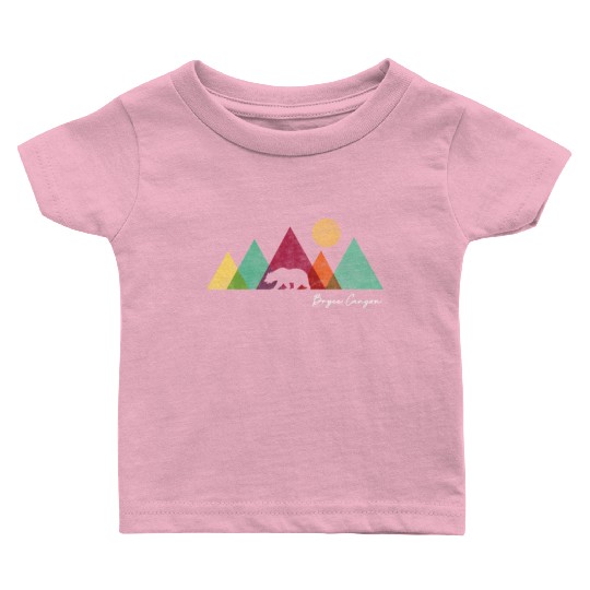 Bryce Canyon National Park Colorful Bear Mountains Baby T Shirts