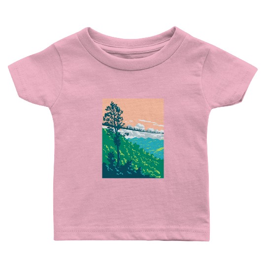 Great Smoky Mountains National Park Gatlinburg WPA Baby T Shirts
