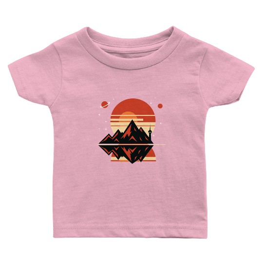 Retro Horizon Baby T Shirts