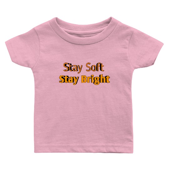 Vibrant Inspirational Typography Design Baby T Shirts