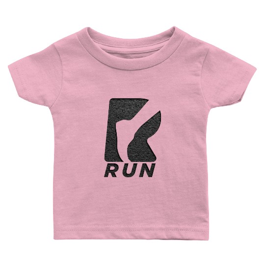 Urban Graffiti Run Logo Design Baby T Shirts