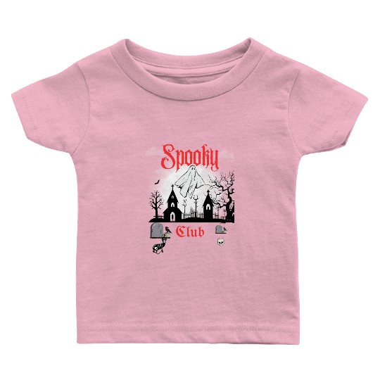 Spooky Club – Gothic Graveyard V Baby T Shirts