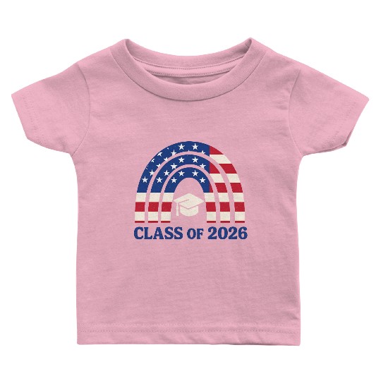 Senior 2026 | Graduation Class of 2026 Blue Design Baby T Shirts