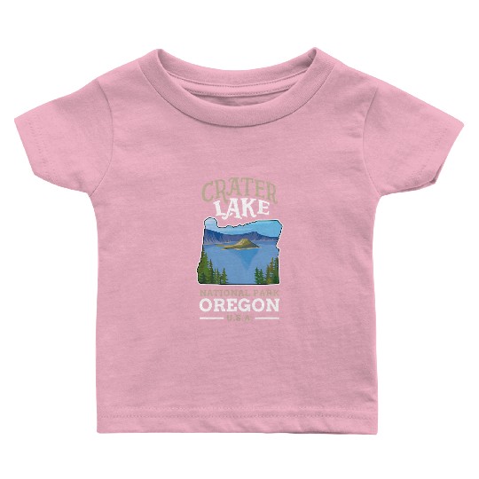 Crater Lake National Park US Oregon Baby T Shirts