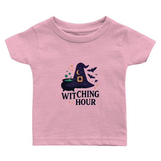 Witching Hour Night Scene Design Baby T Shirts